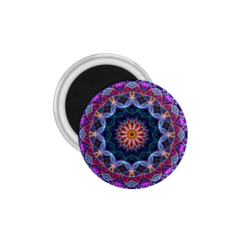 Purple Lotus 1.75  Button Magnet from ArtsNow.com Front