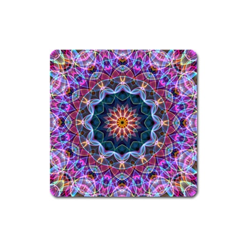 Purple Lotus Magnet (Square) from ArtsNow.com Front