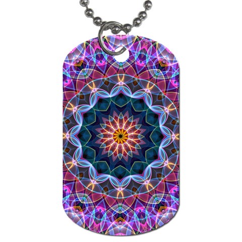 Purple Lotus Dog Tag (Two Front