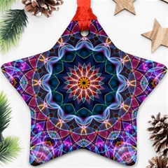 Purple Lotus Star Ornament (Two Sides) from ArtsNow.com Front