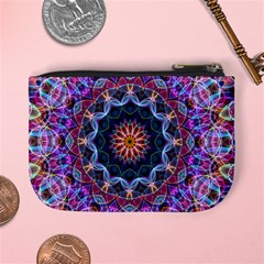 Purple Lotus Coin Change Purse from ArtsNow.com Back