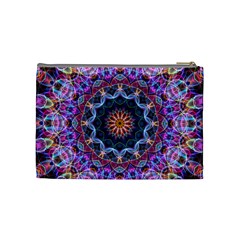 Purple Lotus Cosmetic Bag (Medium) from ArtsNow.com Back