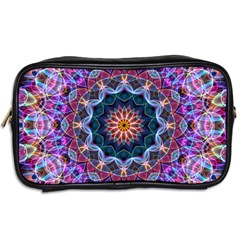 Purple Lotus Travel Toiletry Bag (Two Sides) from ArtsNow.com Back