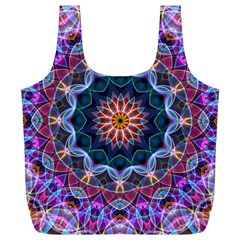 Purple Lotus Reusable Bag (XL) from ArtsNow.com Front