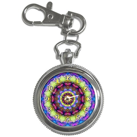 Rainbow Glass Key Chain Watch from ArtsNow.com Front