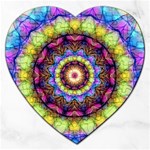 Rainbow Glass Jigsaw Puzzle (Heart)