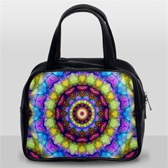 Rainbow Glass Classic Handbag (Two Sides) from ArtsNow.com Front