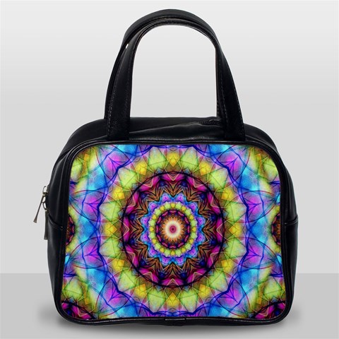 Rainbow Glass Classic Handbag (Two Sides) from ArtsNow.com Back