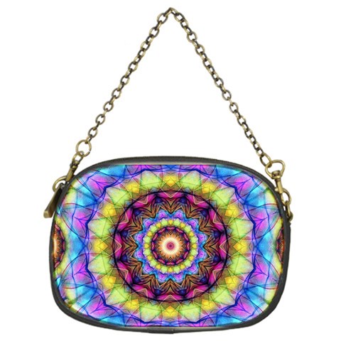 Rainbow Glass Chain Purse (One Side) from ArtsNow.com Front