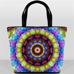 Rainbow Glass Bucket Handbag from ArtsNow.com Front