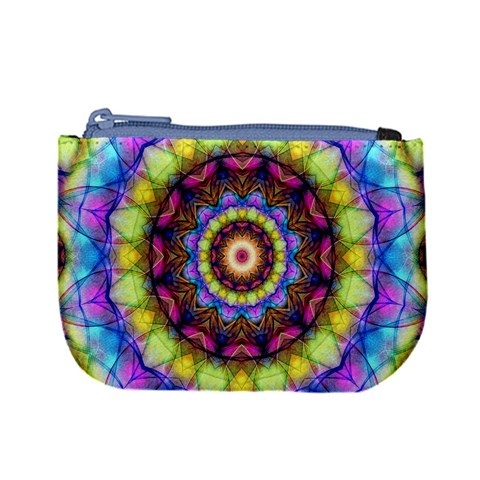 Rainbow Glass Coin Change Purse from ArtsNow.com Front