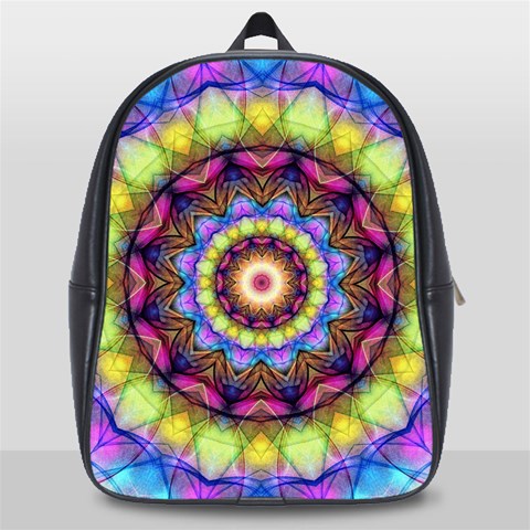 Rainbow Glass School Bag (Large) from ArtsNow.com Front