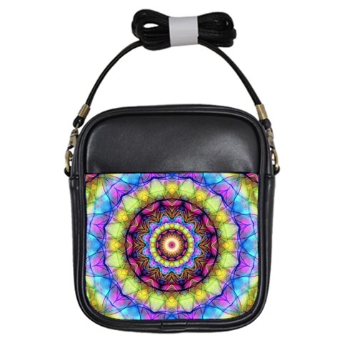 Rainbow Glass Girl s Sling Bag from ArtsNow.com Front