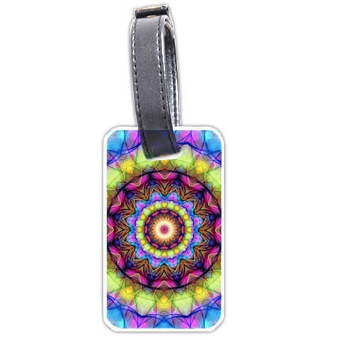 Rainbow Glass Luggage Tag (One Side) from ArtsNow.com Front