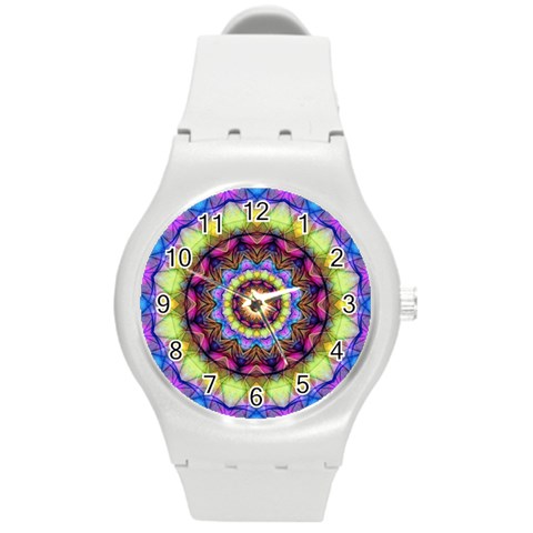 Rainbow Glass Plastic Sport Watch (Medium) from ArtsNow.com Front