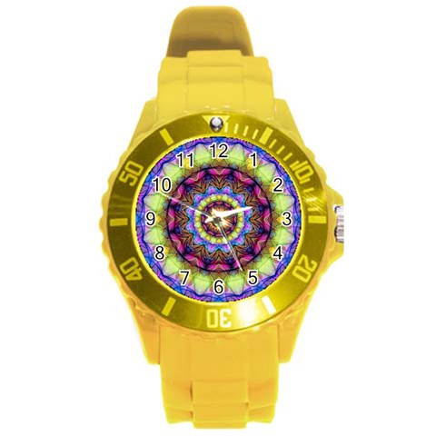 Rainbow Glass Plastic Sport Watch (Large) from ArtsNow.com Front