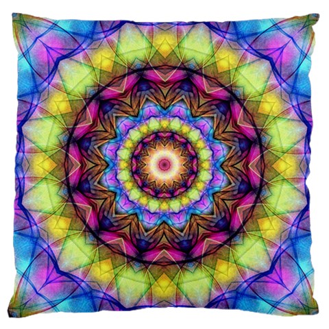 Rainbow Glass Large Cushion Case (Two Sided)  from ArtsNow.com Front