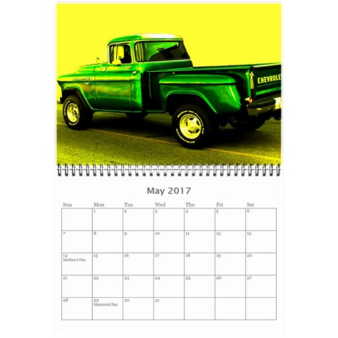 Hot Rods Wall Calendar 8.5 x 6 from ArtsNow.com Apr 2017