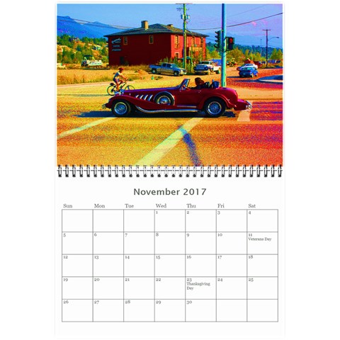 Hot Rods Wall Calendar 8.5 x 6 from ArtsNow.com Jul 2017