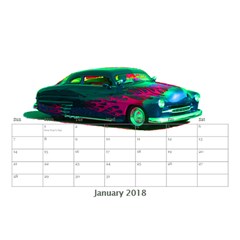 Cars Desktop Calendar 8.5  x 6  from ArtsNow.com Jan 2018