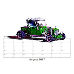 Cars Desktop Calendar 8.5  x 6  from ArtsNow.com Aug 2017