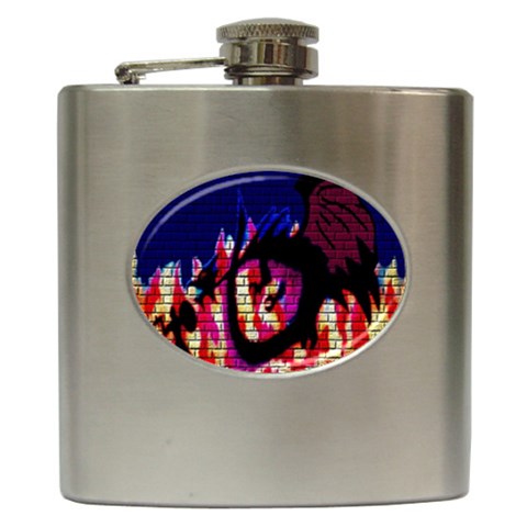 My Dragon Hip Flask from ArtsNow.com Front