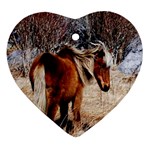 Pretty Pony Heart Ornament