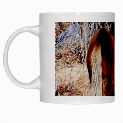 Pretty Pony White Coffee Mug from ArtsNow.com Left