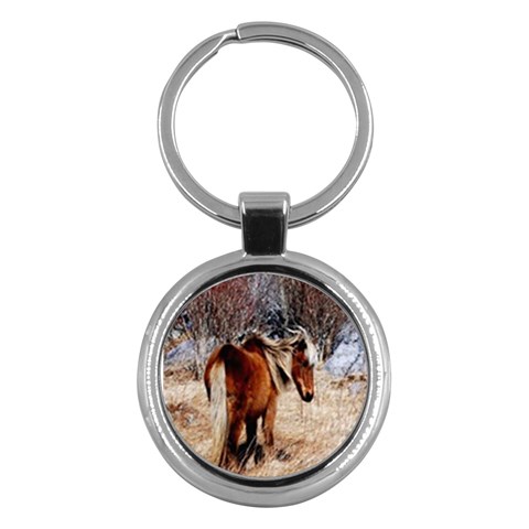 Pretty Pony Key Chain (Round) from ArtsNow.com Front