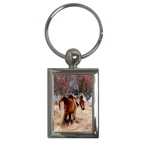 Pretty Pony Key Chain (Rectangle) from ArtsNow.com Front