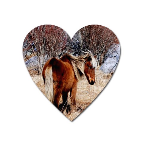 Pretty Pony Magnet (Heart) from ArtsNow.com Front