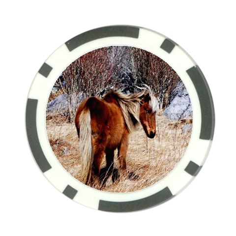 Pretty Pony Poker Chip from ArtsNow.com Front