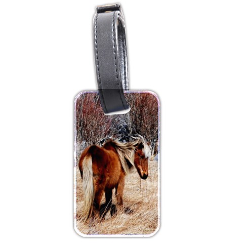 Pretty Pony Luggage Tag (Two Sides) from ArtsNow.com Front