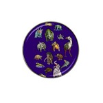 Dino Family 1 Golf Ball Marker 10 Pack (for Hat Clip)