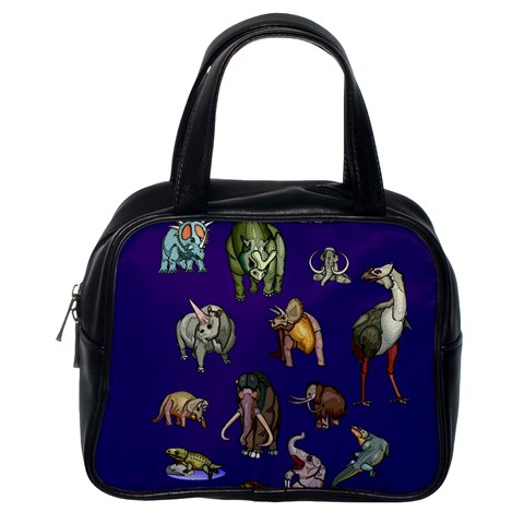 Dino Family 1 Classic Handbag (One Side) from ArtsNow.com Front