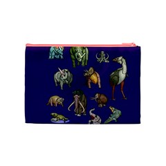 Dino Family 1 Cosmetic Bag (Medium) from ArtsNow.com Back