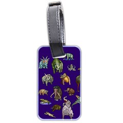 Dino Family 1 Luggage Tag (Two Sides) from ArtsNow.com Back