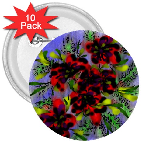 Dottyre 3  Button (10 pack) from ArtsNow.com Front