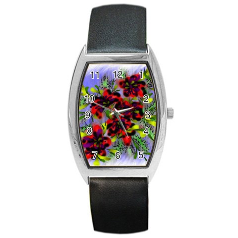 Dottyre Tonneau Leather Watch from ArtsNow.com Front