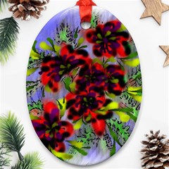 Dottyre Oval Ornament (Two Sides) from ArtsNow.com Back