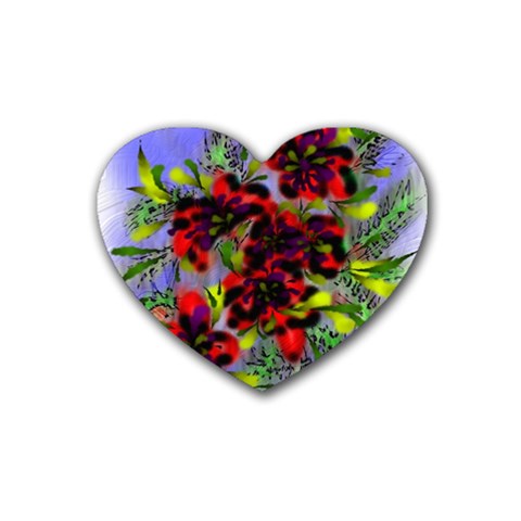 Dottyre Drink Coasters 4 Pack (Heart)  from ArtsNow.com Front