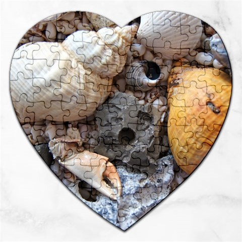 Beach Treasures Jigsaw Puzzle (Heart) from ArtsNow.com Front