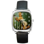 pinup-railing Square Metal Watch