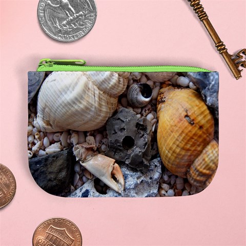 Beach Treasures Coin Change Purse from ArtsNow.com Front