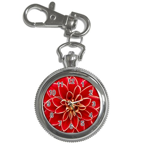 Red Dahila Key Chain Watch from ArtsNow.com Front