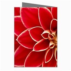 Red Dahila Greeting Card from ArtsNow.com Right