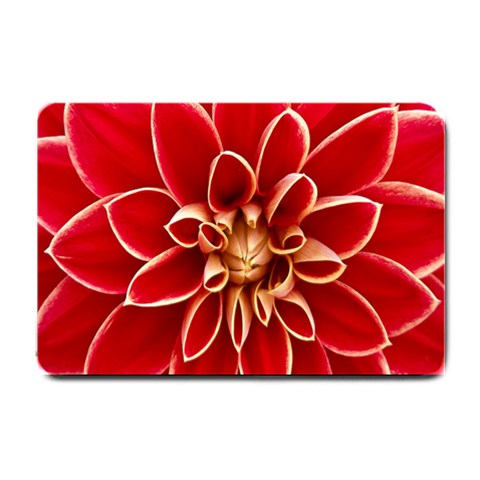 Red Dahila Small Door Mat from ArtsNow.com 24 x16  Door Mat