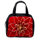 Red Dahila Classic Handbag (One Side)