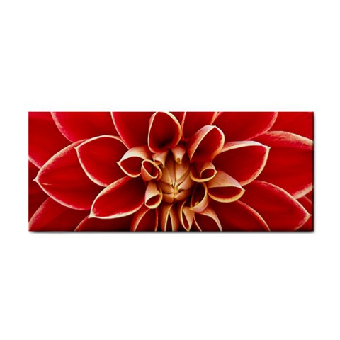 Red Dahila Hand Towel from ArtsNow.com Front