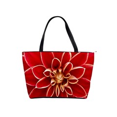 Red Dahila Large Shoulder Bag from ArtsNow.com Front